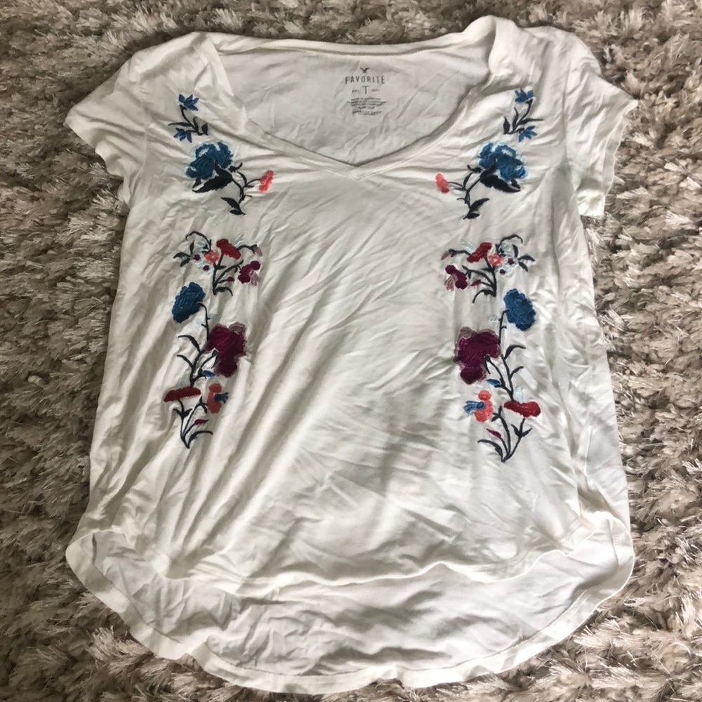american eagle v neck